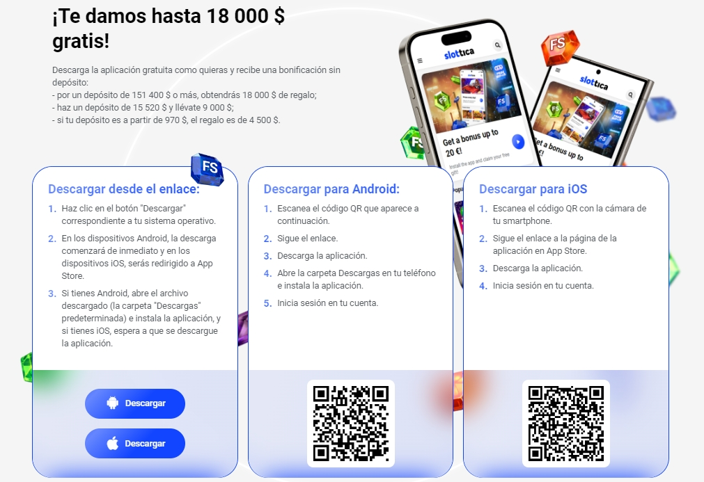 Descargar app Slottica casino